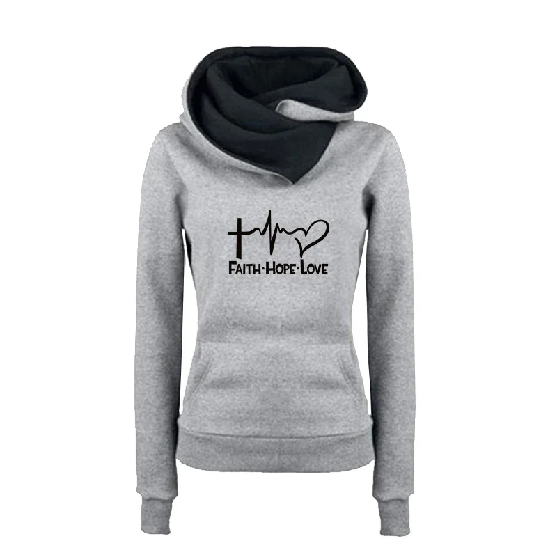 2025 ใหม่มาถึงผู้หญิงแฟชั่นHoodiesคุณภาพสูงHoodedเสื้อแขนยาวฤดูใบไม้ร่วงฤดูหนาวสบายๆกีฬาElegant Pullover