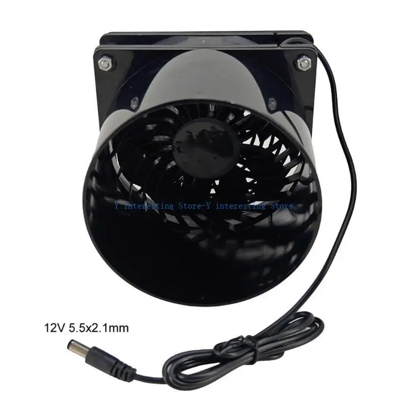 896A 12V مروحة العادم تعمل بالطاقة مروحة الهواء النازع #2