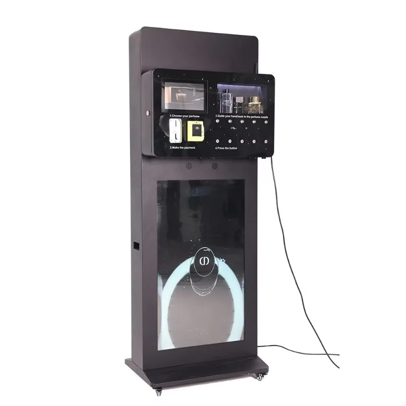 

Customized High-Response Greece 43 Inch Touch Screen Perfume Spray Vending Machine Base Stand