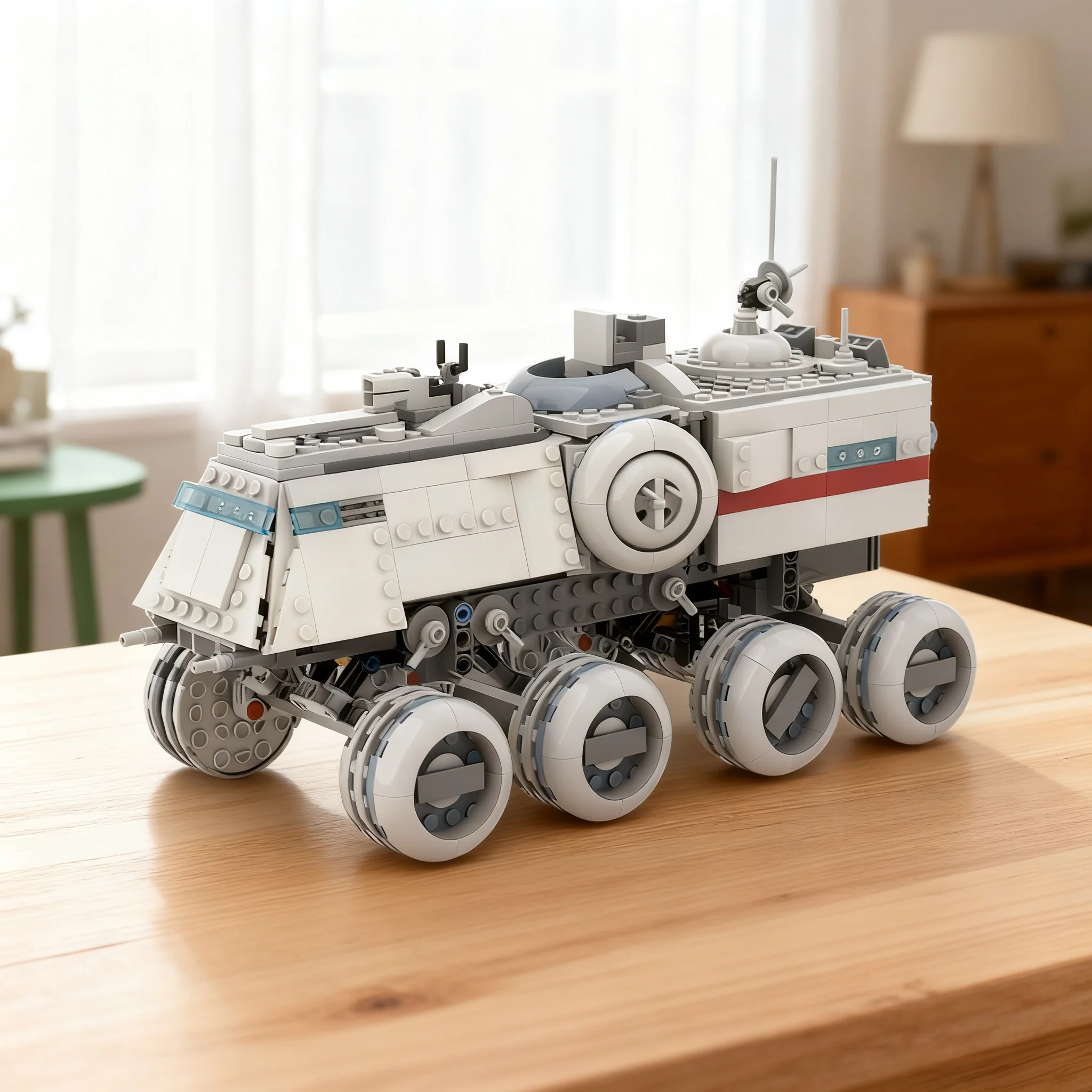 718pcs MOC Tartakovsky Turbo Tank Alternate Build Model Building Blocks Architecture Brick Kids Education Christmas Gifts Toys