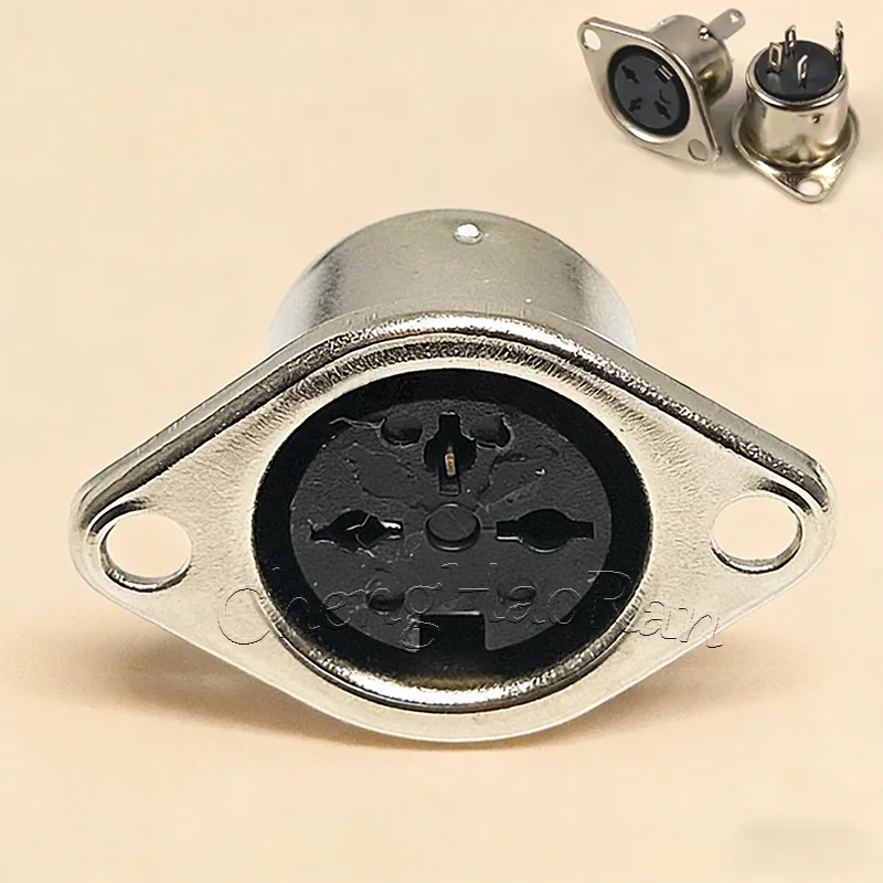 1PC S Terminal Connector Female Socket Mount Chassis adapter 3/4/5/6/7/8 Pin Keyboard Plug DIN SOLDER MIDI Cable