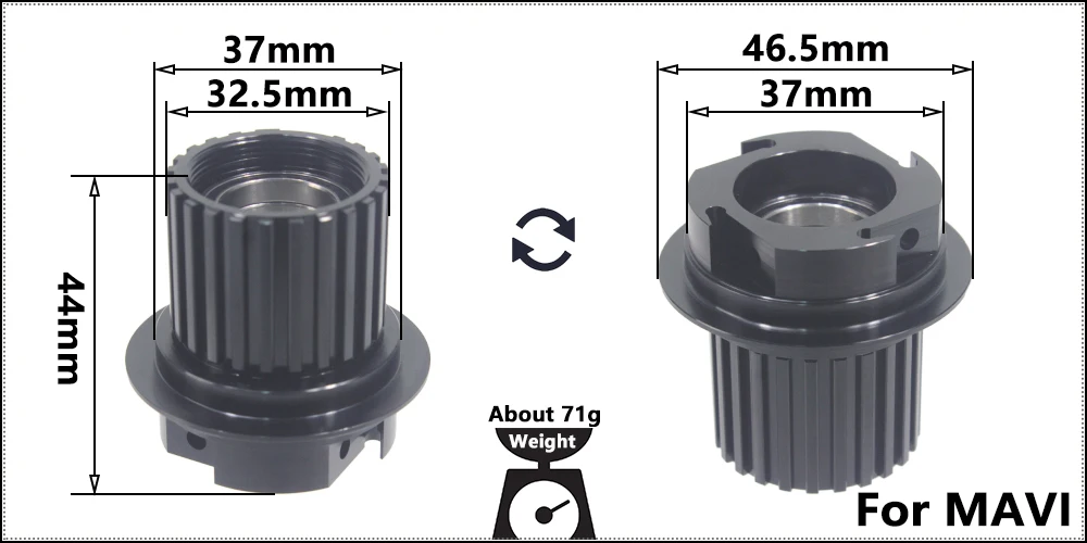 Adaptateur De Moyeu VTT 12 Vitesses, Compatible Shimano, Pour Roues Libres 8-11 Vitesses, 32 Trous, Aluminium