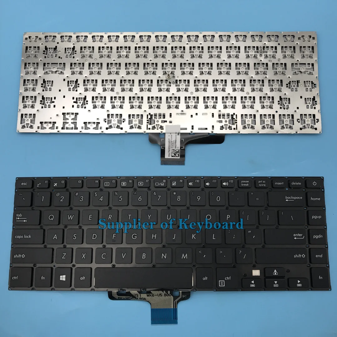 New English/Latin Spanish Keyboard For Asus K510U K510UA K510UF K510UN K510UQ K510UR K510QA Laptop Backlit