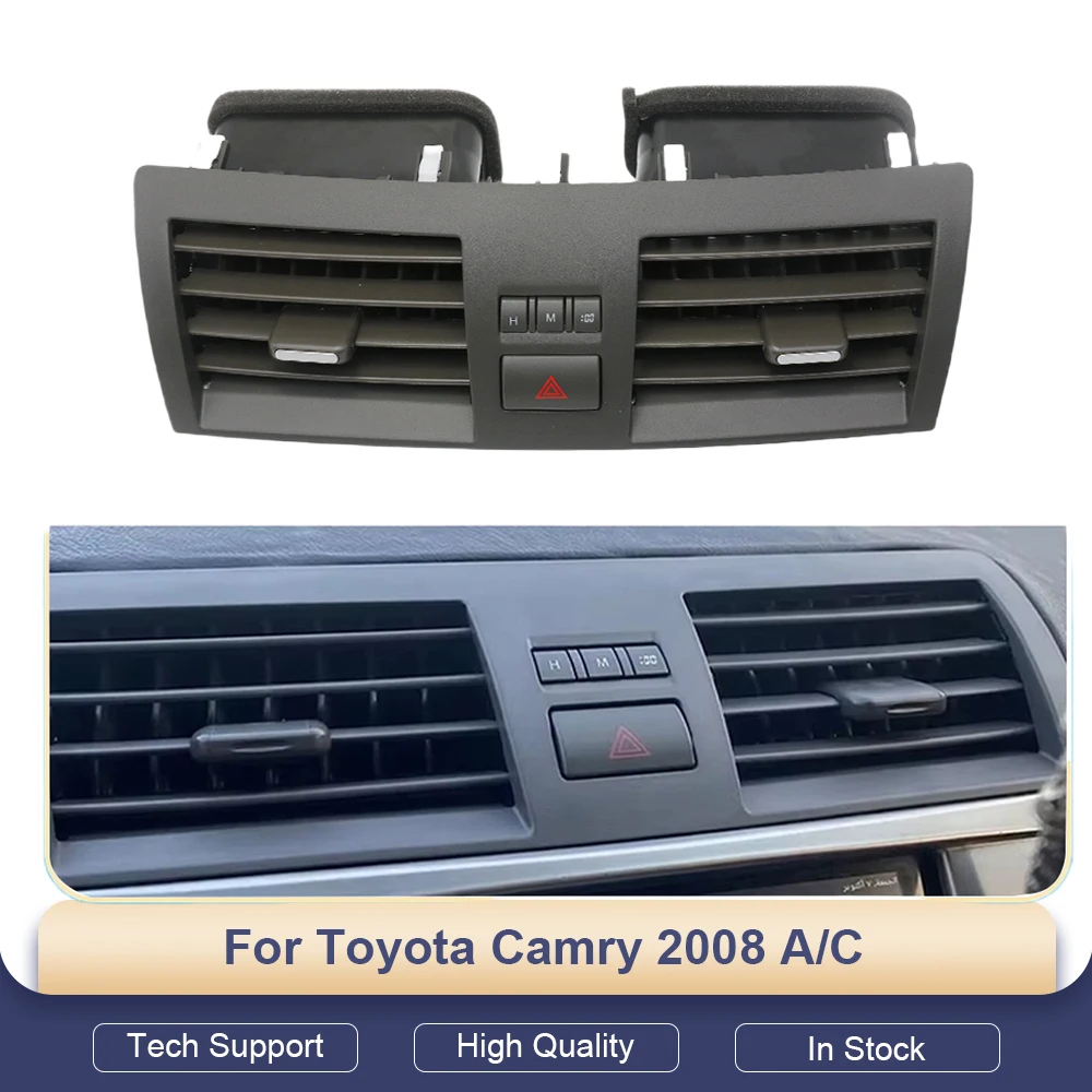 

Car Dash Center Air Conditioner Vent Outlet Panel Grille Cover for Toyota Camry 2008