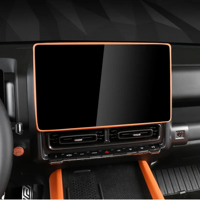 For Haval H9 Central Control Car Machine Screen Protector Rubber Sleeve Car Interior Modification Accessories
