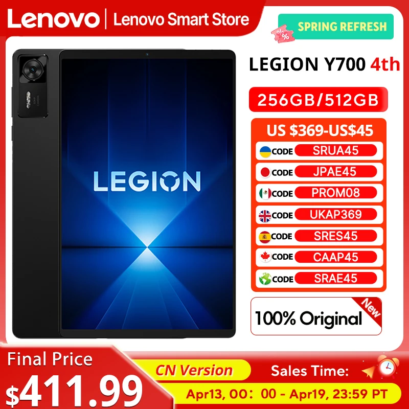 

Новинка 2025 года, игровой планшет Lenovo LEGION Y700, 4-го поколения Snapdragon 8 Elite, 256 ГБ, 512 ГБ, 8,8 дюйма, 3040x1904, экран 165 Гц, 7600 мАч, Android Tab