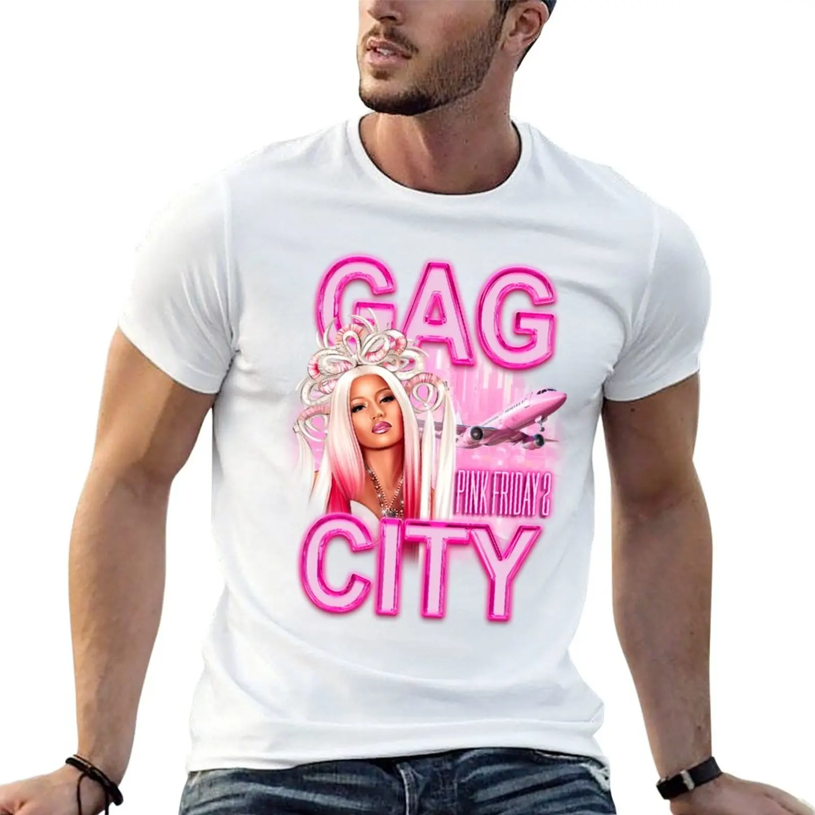

Gag City, Nicki Minaj Queen of Rap T-Shirt funny t shirts cotton man t shirt designer T-Shirt
