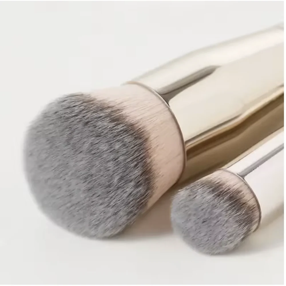 فرشاة كريم الأساس المخفي، فرشاة كونتور أحمر الخدود الفاخرة، فرشاة مكياج الوجه الكثيفة بدون عيوب تحت العين للمزج