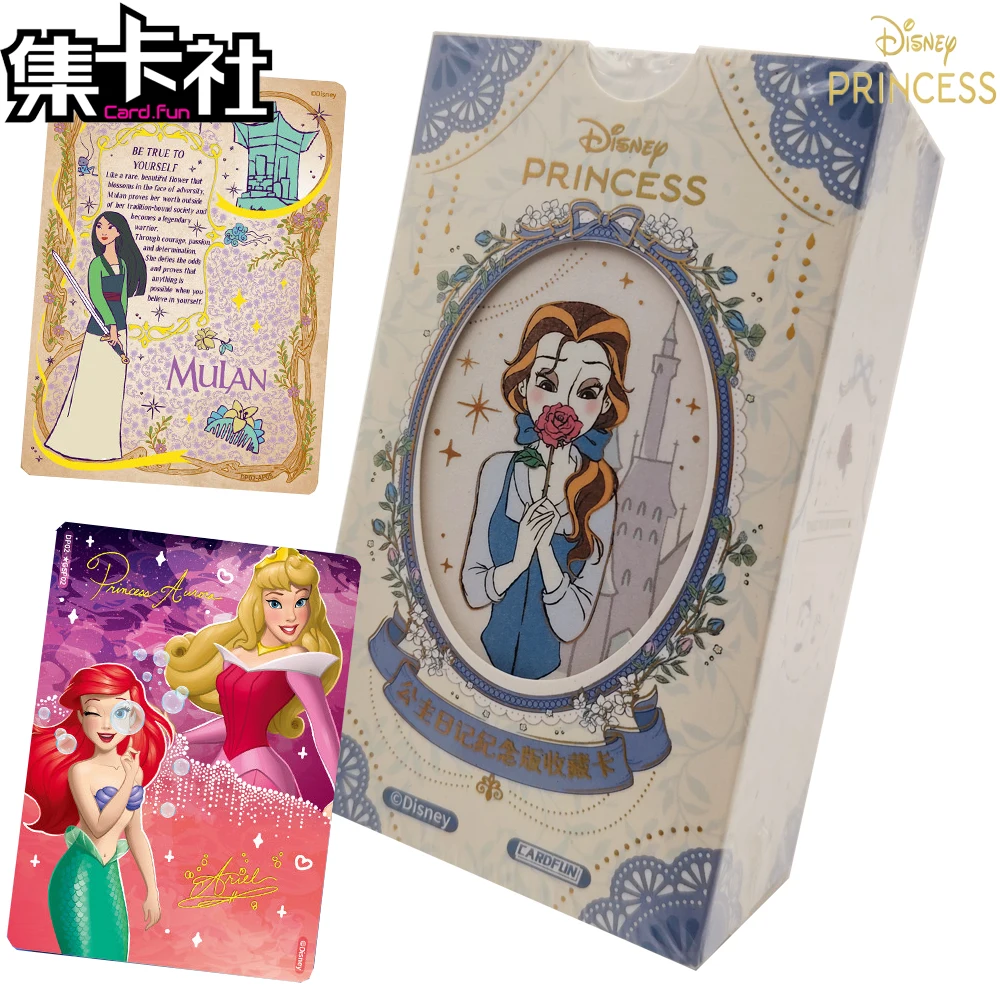 Genuine CARD.FUN The Disney Princess Diary Collection Cards for Friends Creative Peripheral Stylish Style Design Characters Card