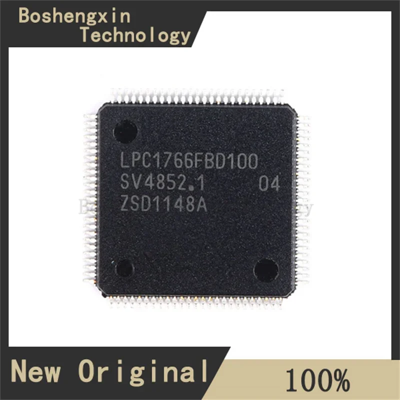 1Pcs LPC1766FBD100 IC MCU 32BIT 256KB FLASH 100LQFP LPC1766FBD100