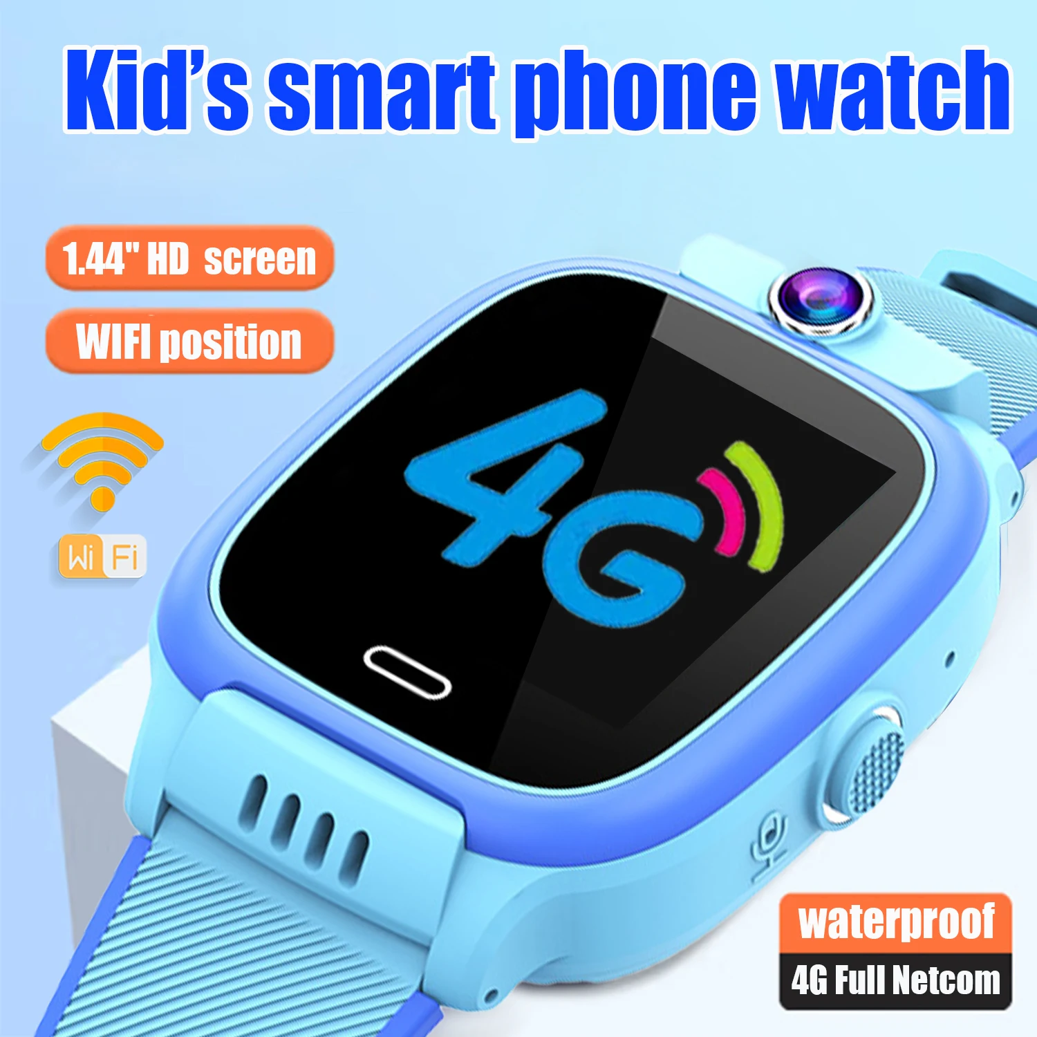 

2025New Kids Smart Watch SOS GPS Location Tracke 4G Sim Card Call Child SmartWatch Camera Waterproof Watch Gift For Ios Android