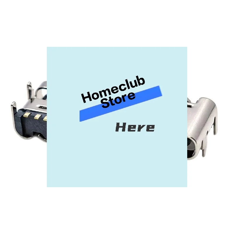 10/20Pcs 6 Pin Type-C Socket USB Connector Type C Female Charging Port Jack PCB Soldering SMD SMT Repair TypeC Adapter【Homeclub】