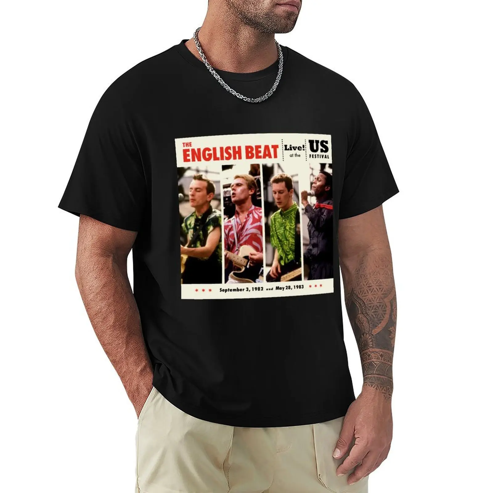 

The English Beat live at the us festival 82 83 T-Shirt Running Performance Short Sleeve Tee
