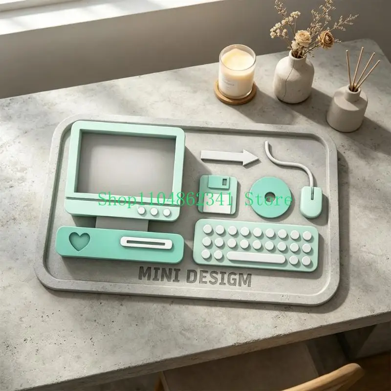 652F Portable Computer Silicone Mould Great For Homemade Craft And Ornaments