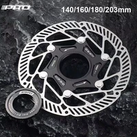 IIIPRO-discos de freno de bloqueo central para bicicleta de montaña, Rotor de disco de bicicleta de carretera de 140, 160mm, 180Mm y 203Mm, Rotor de enfriamiento de disipación de calor Shimano