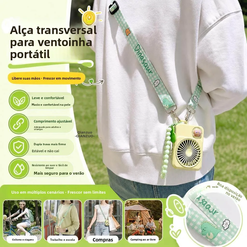 adjustable-handheld-fan-neck-strap-double-headed-hanging-rope-backpack-shoulder-strap-cloth-rope-diy-sewing-accessories