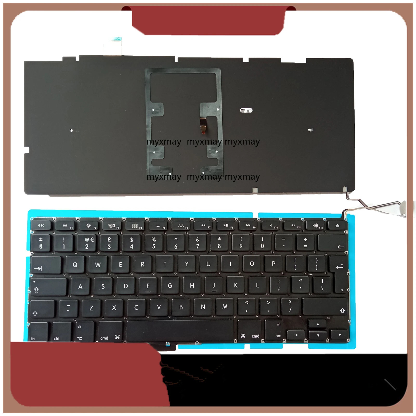 

UK Keyboard Replacement Keyboard for MacBook Pro 17" A1297 2009-2012 UK