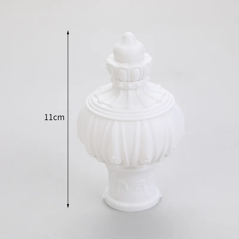 Curtain rod decorative head Roman rod plug head sealing sleeve head curtain accessories home decoration accessories for bedroom