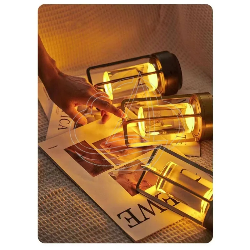 

USB Powered Vintage LED Table Lamp Ambient Light for Outdoor Camping Bar