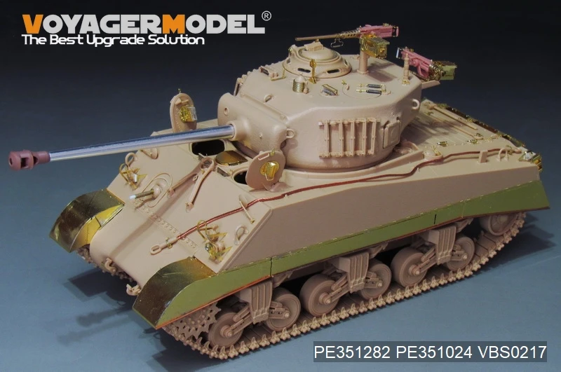 

Voyager Model PE351282 1/35 WWII US M4A3 Middel Tank VVSS Basic Upgrade Set (For RFM 5135/5136) (No Tank)