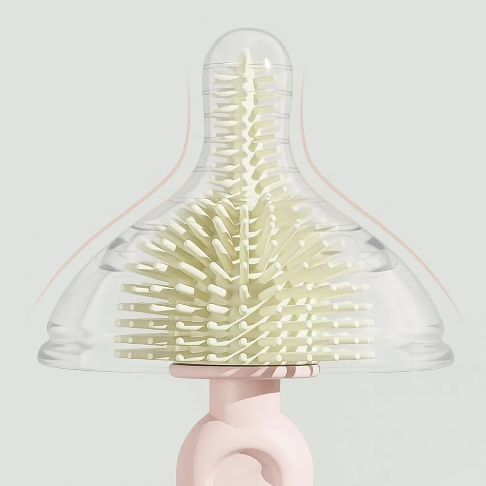 

6 шт./компл., многофункциональный набор щеток для чистки бутылочек с молоком, щетка-капельница, сливной кронштейн, набор щеток для детских сосков, силиконовый