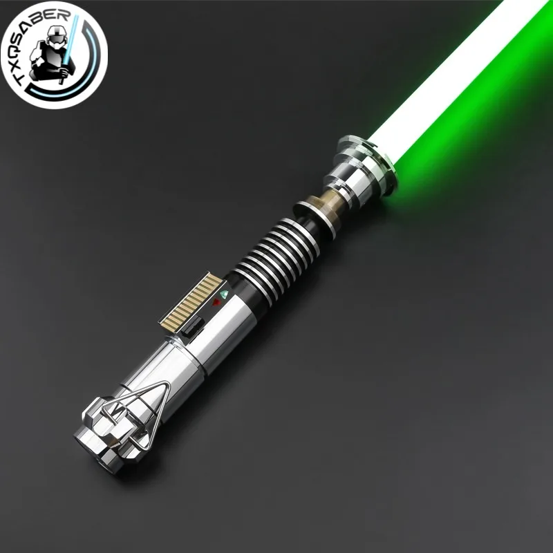 TXQSABER Luke EP6 Smooth Swing Lightsaber Metal Hilt for Heavy Dueling Color Changing Sounds Force Blaster Jedi Sword Kids Toys