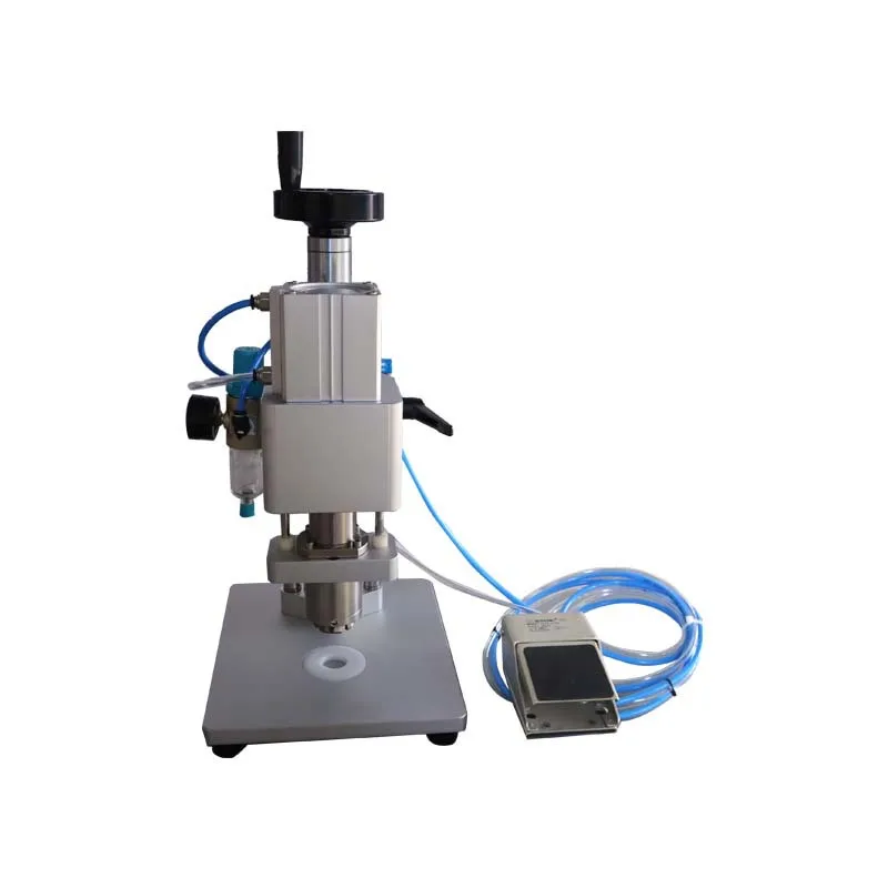 Capping Machine Laboratory Vessel Bottle Sealing Machine, Pneumatic Vessel Bottle Capping Machine y