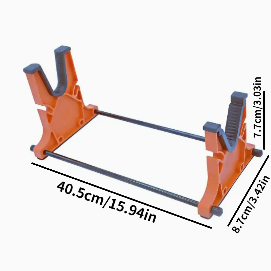 ขาตั้งปืนอเนกประสงค์สําหรับการทําความสะอาดและบํารุงรักษาปืนไรเฟิล มีอานขึ้นรูป ช่องก้านทําความสะอาดที่มีความแม่นยํา