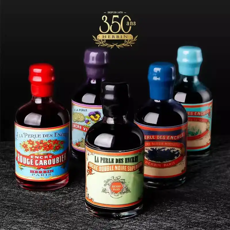 France JACQUES HERBIN JANE Herbin Color Ink 350th Anniversary Edition Fountain Pen Refill Ink Bottle Set