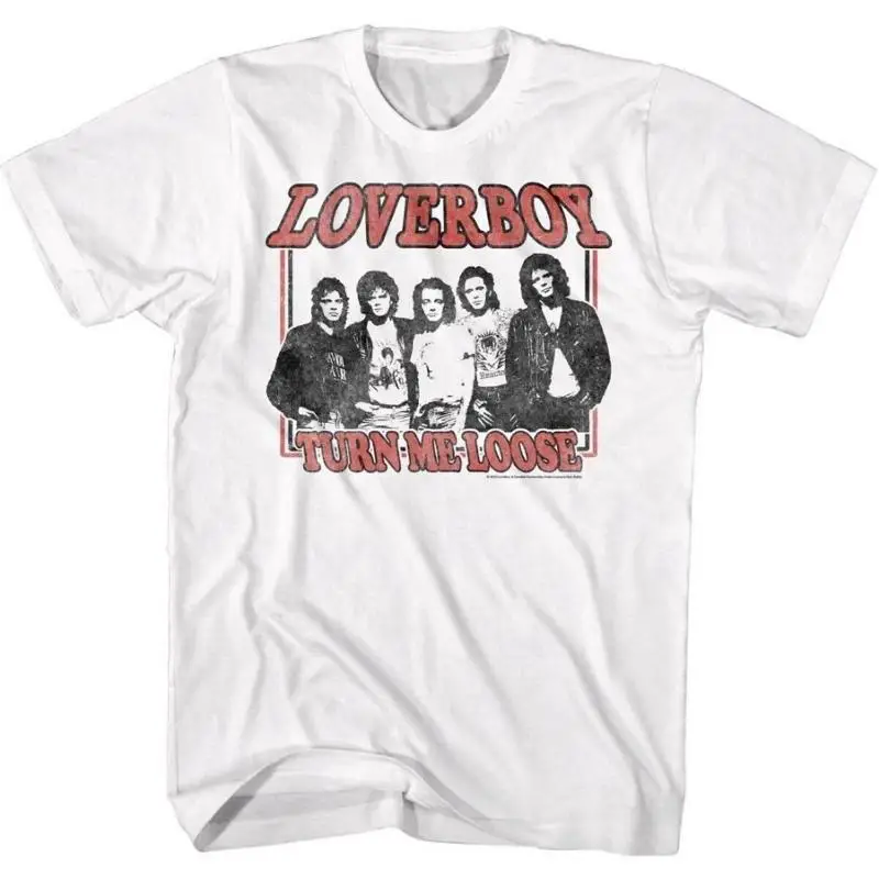 

Tour Loverboy White Cotton Size S To 4XL T Shirt For Fan TT567