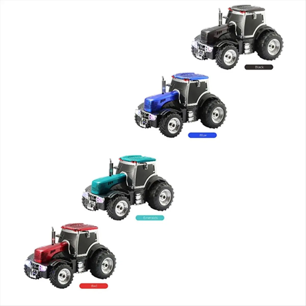 

WS-560 Tractor Wireless Bluetooth Speaker -LED Light Support TF Card FM Radio Stereo Music Player Bluetooth Speaker A