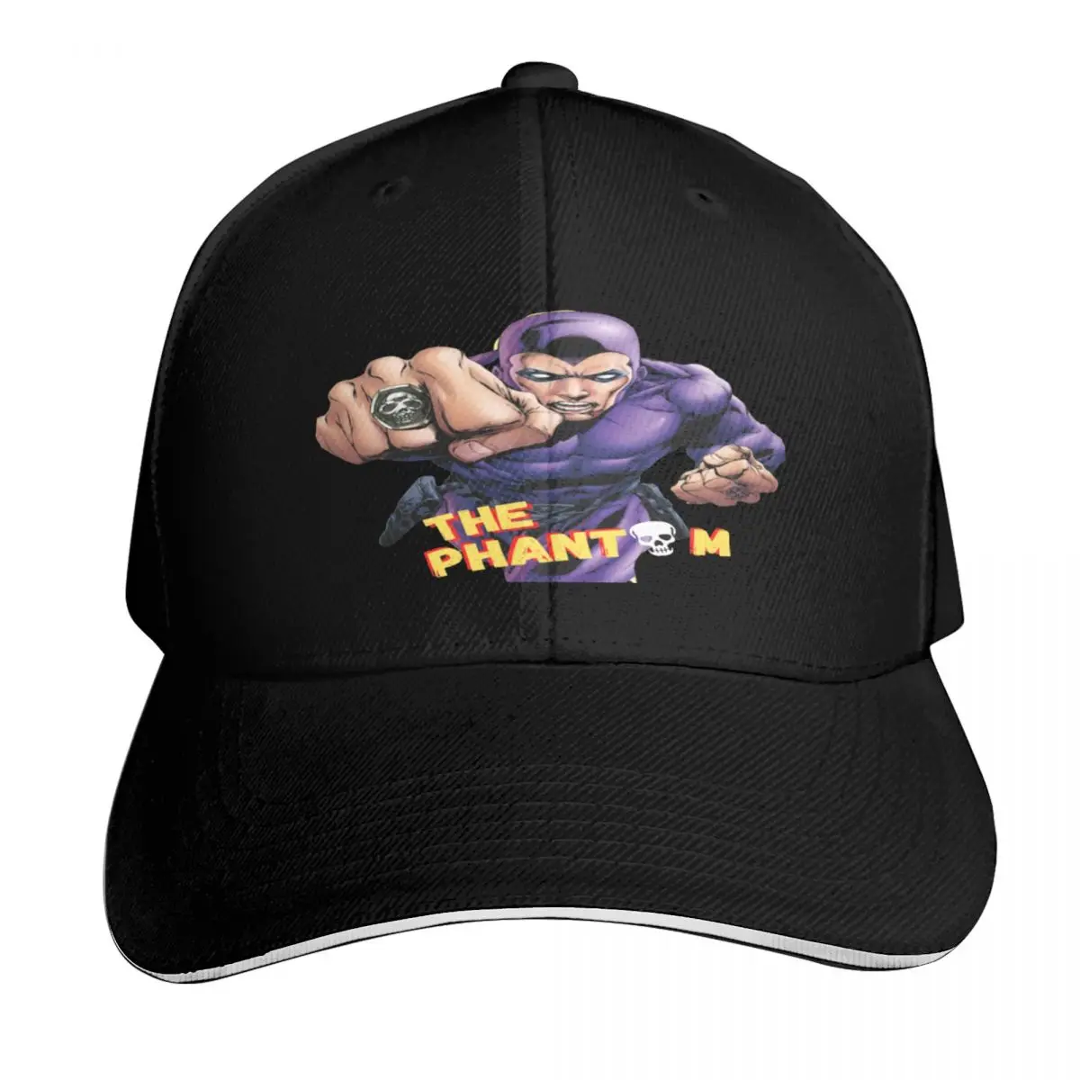 Ghost Who Walks : The Mysterious Ghost Baseball Cap Strapback Dad Hat Six Panel Structured Crown Sun Protection UPF 50+