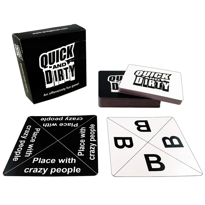 QUICK AND DIRTY - An Offensively Fun Game! [Funny Social Comedy Game] Board games