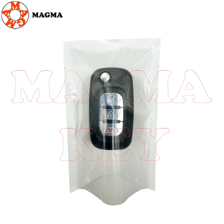 MAGMA للطي مفتاح بعيد قذيفة لرينو فلوينس كليو ميجان كانجو مودوس لادا جرانتا كالينا بريورا فيستا XRAY مع ملصق #6