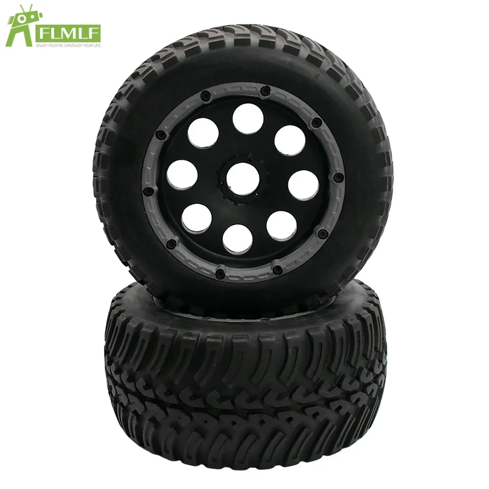 

New on-road Rear Wheel Tire 2pc Fit for 1/5 HPI ROFUN BAHA ROVAN KM BAJA 5B Rc Car Toys Games Parts