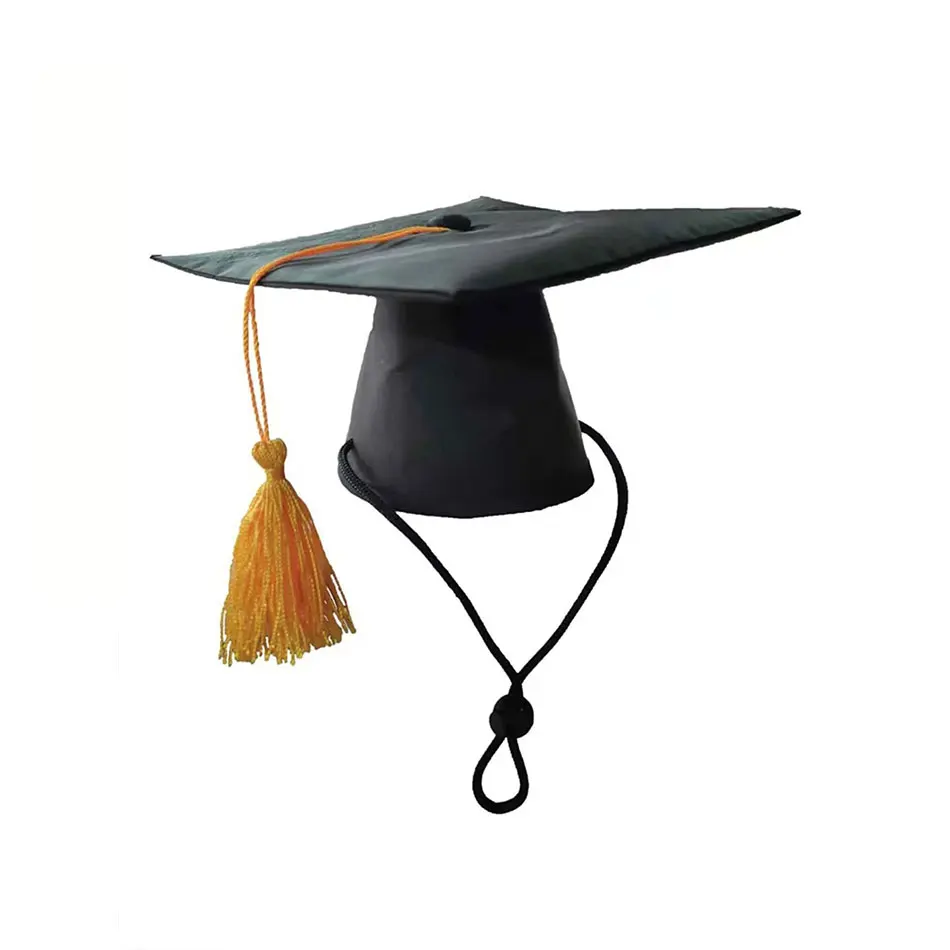 1pc Pet Graduation Cap With Tassel, Party Costume Hat For Cats And Dogs