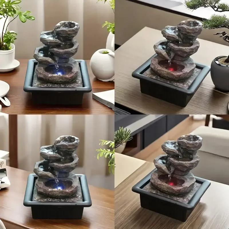 Custom Nautical Halloween LED Stacked Statues Layered Resin Handmade Decorations for Home and Garden