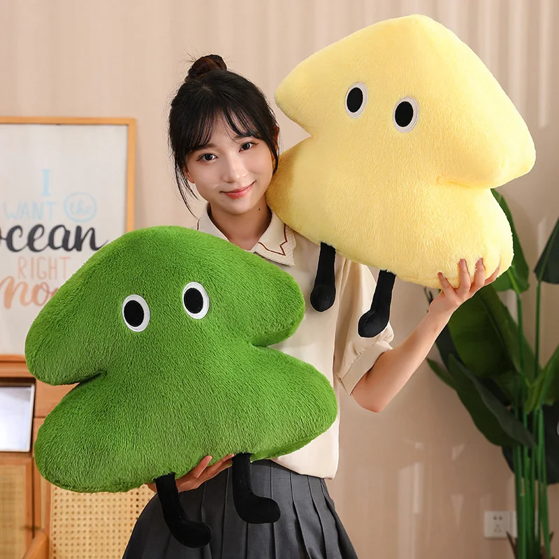 43CM New Tree Plush Toy Stuffed Soft Plushie Tree Huggable Pillow Backrest Cushion Toys for Girls Xmas Gift Decor