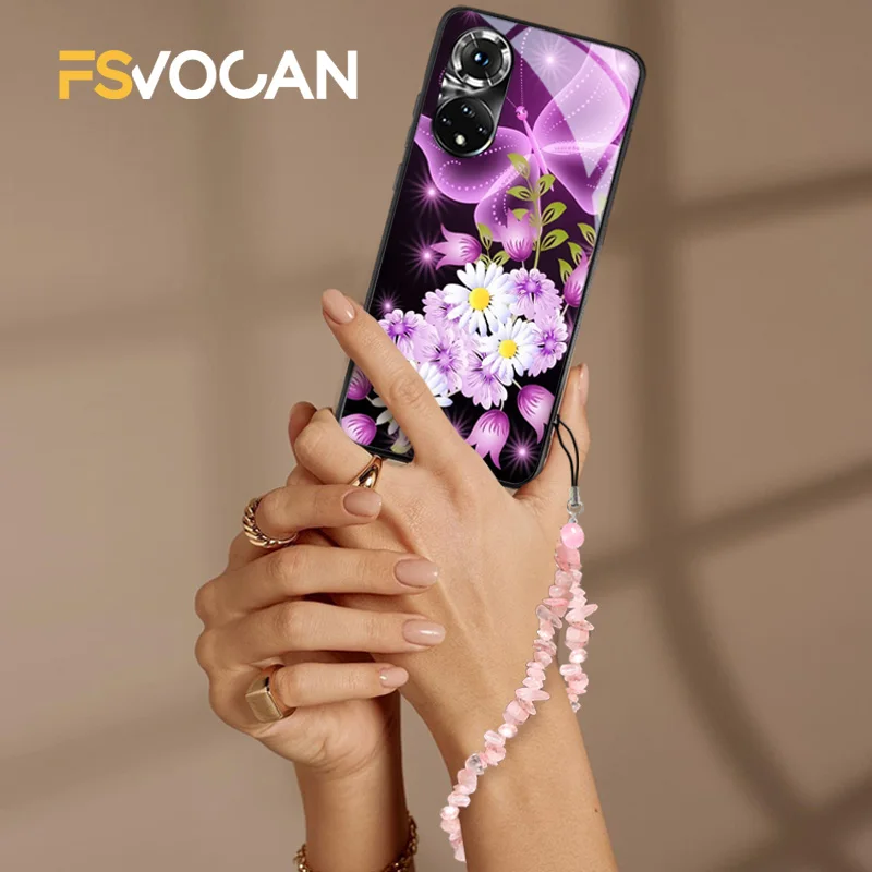 Natural Gem Stone Wrist Strap Case For Huawei P30 P40 P20 Lite E Pro 4G Honor 50 10X 10 10i Mate 20 30 Plus 8X 9X Nova 5T 5G