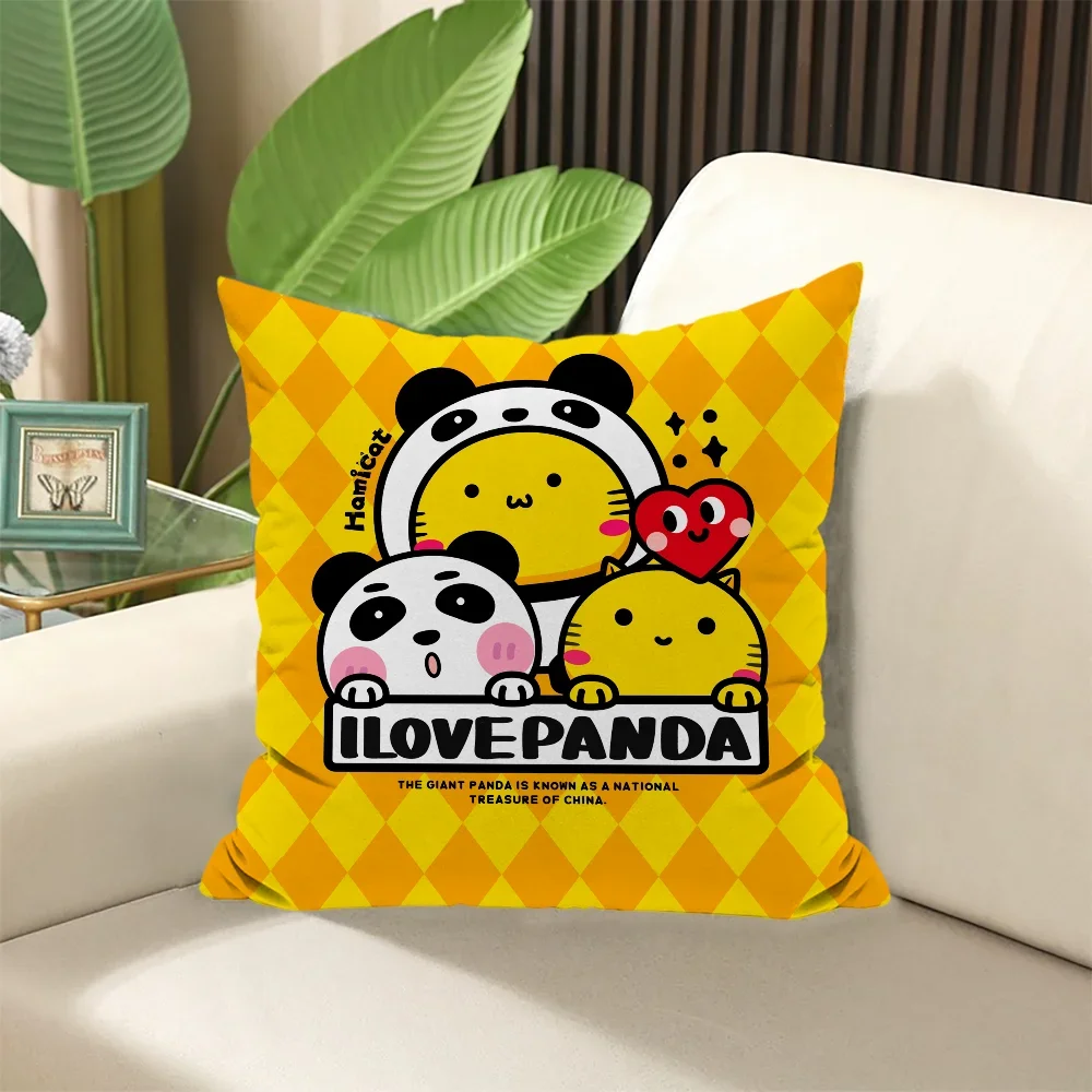 وسائد أريكة Hamicat أكياسها وسائد زخرفية يغطي غطاء الوسادة المخدة سقوط ديكور 45x45 الجسم 45x45 سنتيمتر أنيمي السرير