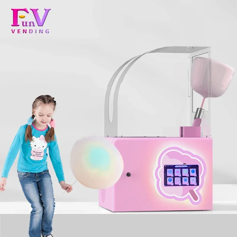 Factory Automatic Cotton Candy Marker Sugar Floss Machine