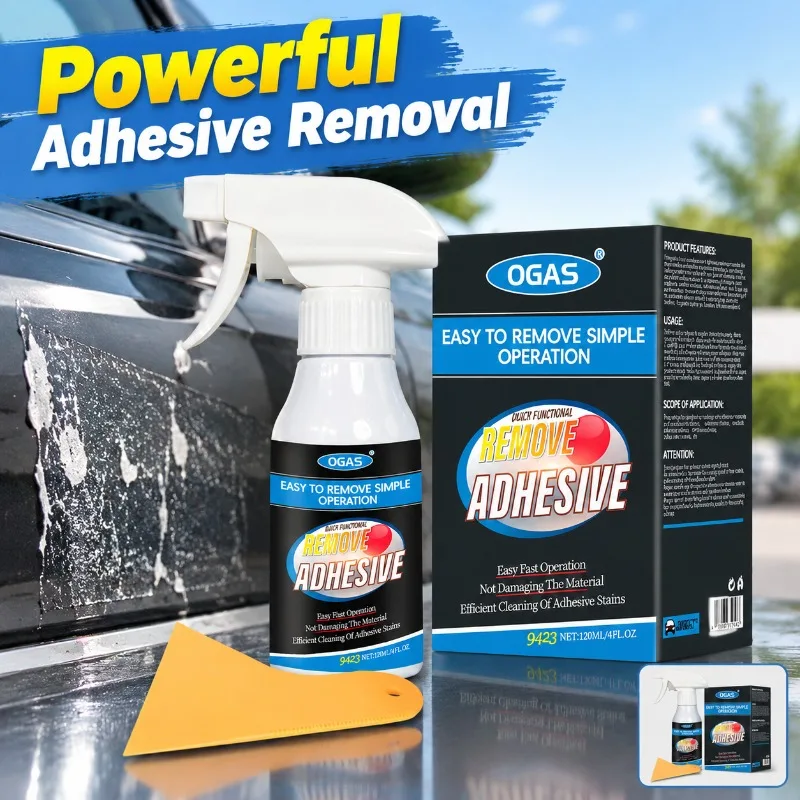 Adhesive Remover for Car Remove Double-sided Sticker Residue Multi-purpose Glue Cleaner Eliminate Self-adhesive Trace Auto