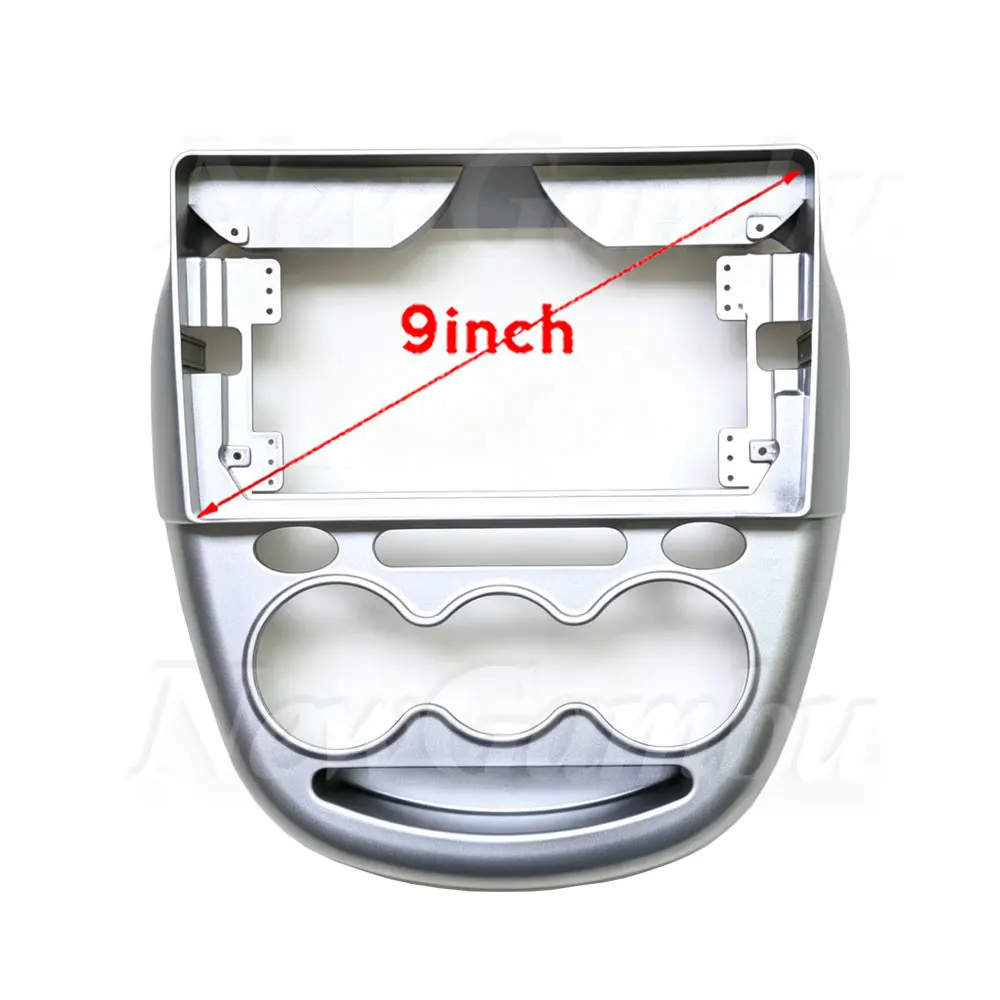 9 Inch Car Radio Installation ABS PC Plastic Fascia For CHANGAN CHANA BENBEN MIN 2010-2012 Plane Frame No Cable