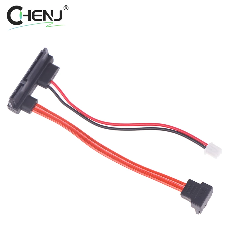 1PCS SATA To IDE Hard Drive Power Adapter Cable 90 Degree Angle 22P 7+15Pin 13cm SATA Hard Drive Cable Data Cable