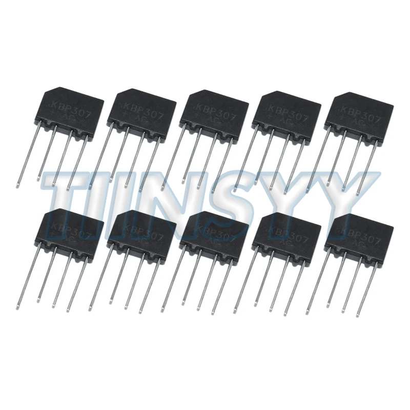 10PCS KBP307 DIP4 Power Diode Electronica Componentes Diode Bridge Rectifier 3A 700V Set Immersion Kit Throught Hole