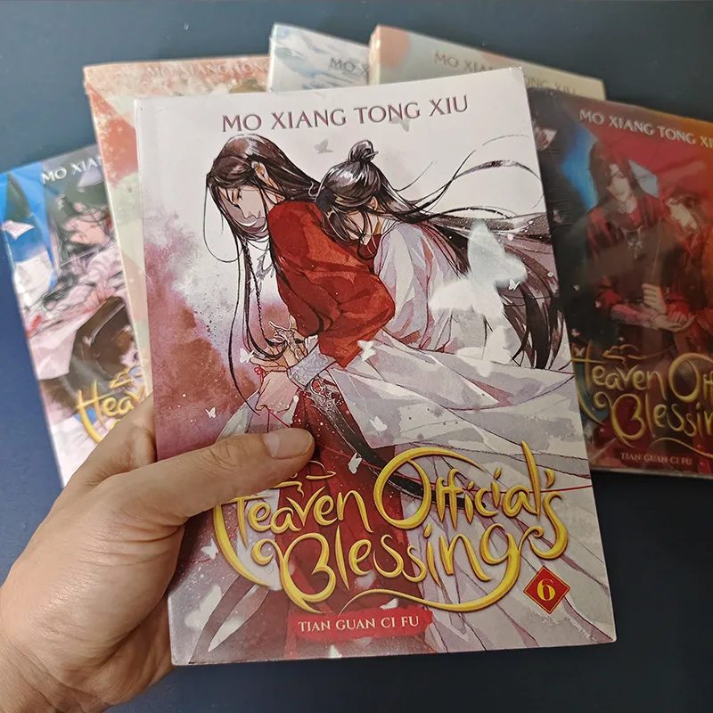 Tian Guan Ci Fu Genuine English Novel Heaven Official Blessing Moxiang Copper Smelly Novel Comic Books