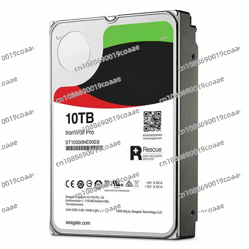 FOR Seagate IronWolf Pro ST10000NE0008 10TB 7200 RPM 256MB Cache SATA 6.0Gb/s 3.5