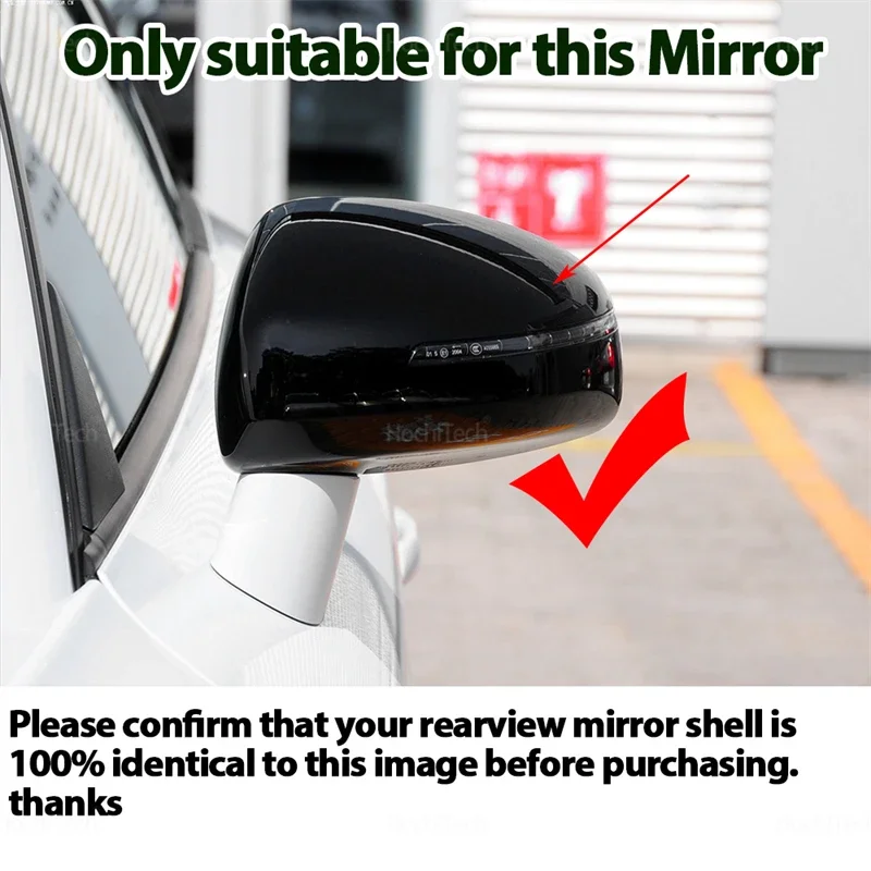 1 pair  Side Case Trim ABS Carbon Fiber Style Car Rearview Mirror Cover For Audi TT TTS TT RS 8J MK2 2007-2014 R8 42 2007-2015