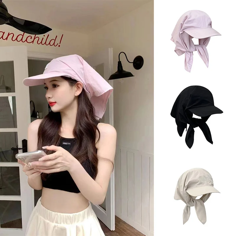 New Quick-drying Baseball Cap Kpop Style Women Breathable Sun Protection Hat Female Summer Outdoor Sunscreen Beach Camping Hats