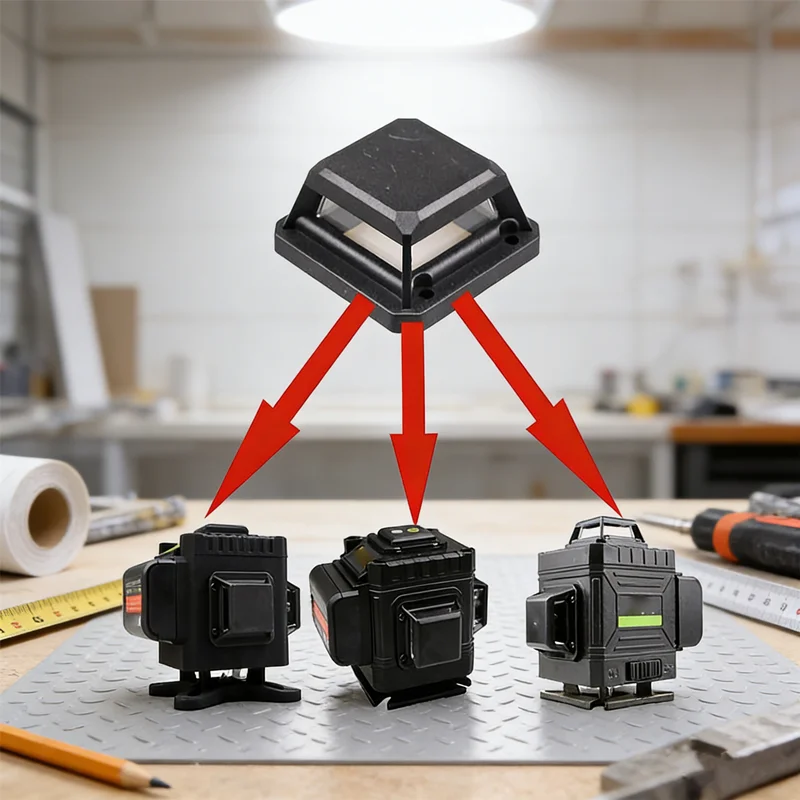 

Laser Level Window Protector Glass 4D Self Leveling Lens Cover Replacement Waterproof Dustproof Cover for Vertical Horizontal